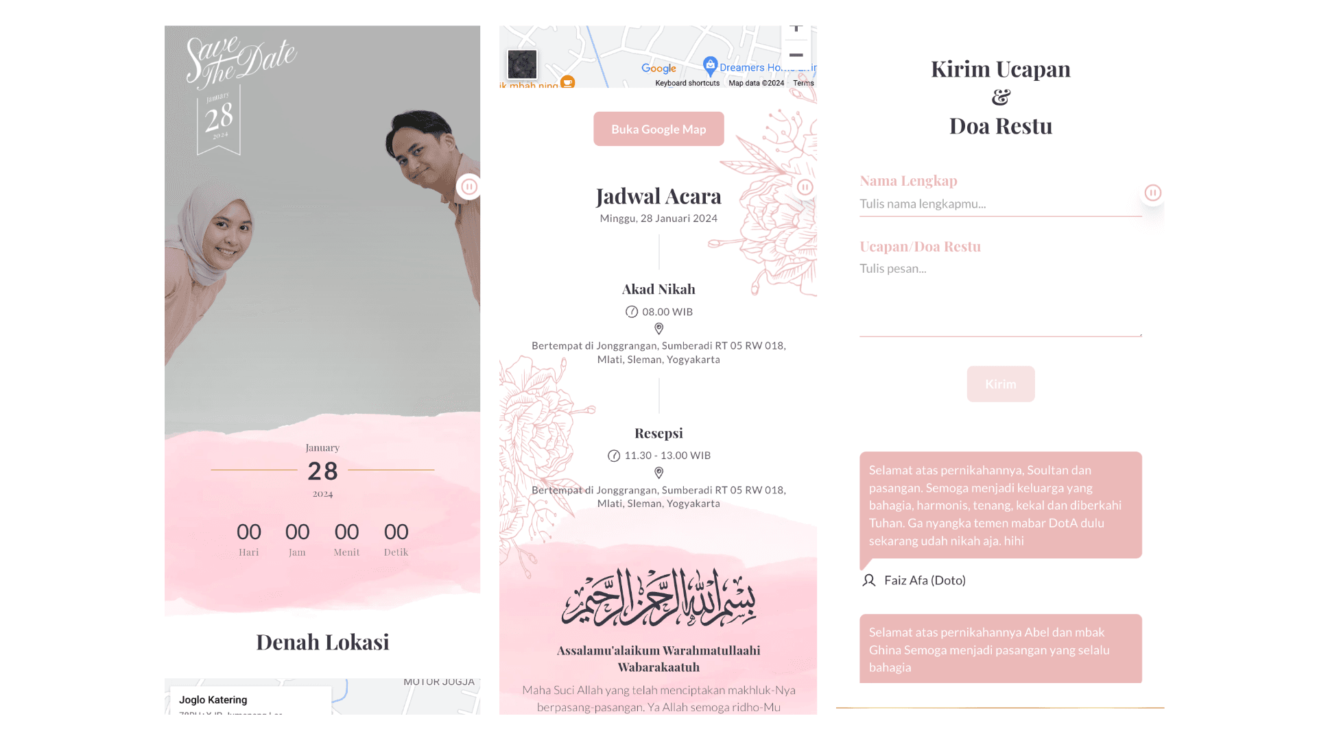 My Wedding Website